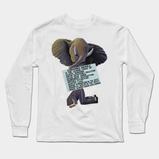 The Elephant in the Room Long Sleeve T-Shirt